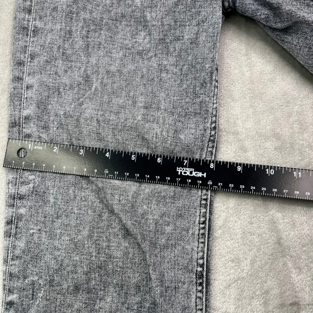 Rag & Bone Nina High-Rise Ankle Cigarette Jeans Womens 25 Grey Acid Wash Stretch